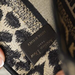 Replica Dior Tote Book Mini Leopard - best quality luxury bag dupe