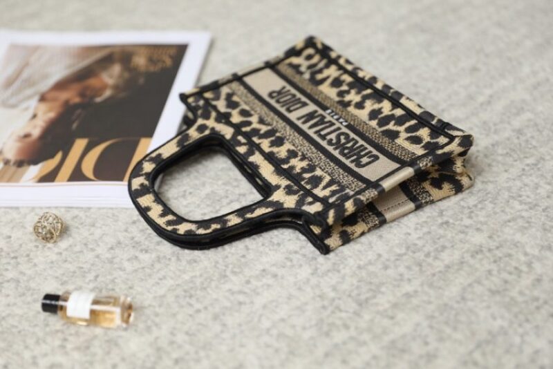 Replica Dior Tote Book Mini Leopard - elite superclone designer purse
