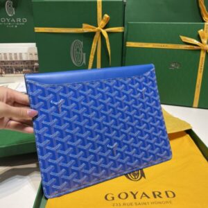 Replica Goyard Camond Pouch Blue - premium-grade designer purse dupe