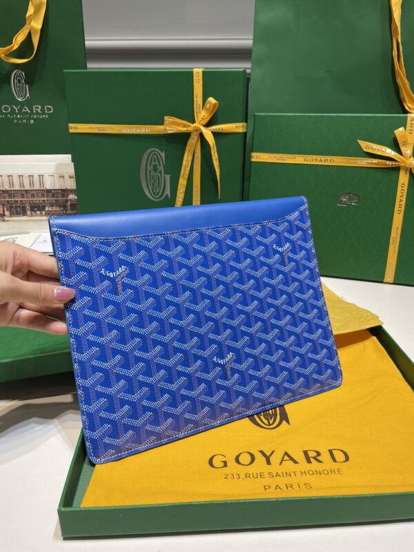 Replica Goyard Camond Pouch Blue - premium-grade designer purse dupe