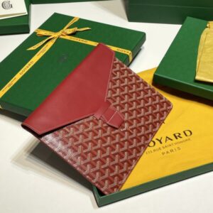 Replica Goyard Camond Pouch Red - premium-grade designer purse dupe