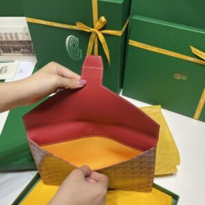 Replica Goyard Camond Pouch Red - premium-grade designer purse dupe