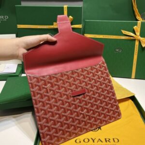 Replica Goyard Camond Pouch Red - best quality luxury bag dupe