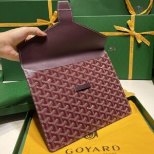 Replica Goyard Camond Pouch Bordeaux - best quality luxury bag dupe