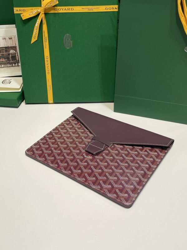 Replica Goyard Camond Pouch Bordeaux - best-selling designer handbag dupe