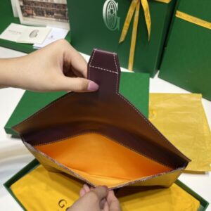 Replica Goyard Camond Pouch Bordeaux - high-accuracy replica luxury purse