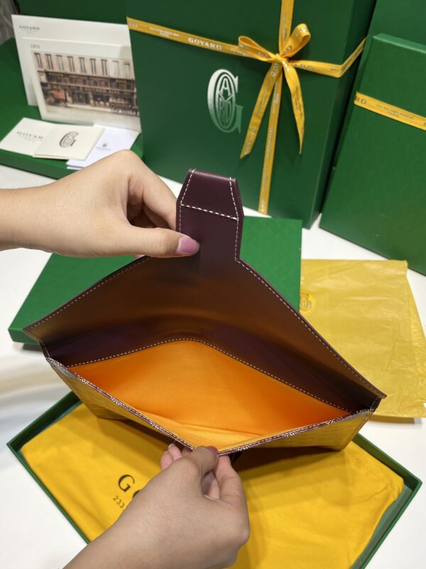 Replica Goyard Camond Pouch Bordeaux - high-accuracy replica luxury purse