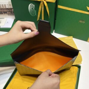 Replica Goyard Camond Pouch Dark Blue - elite superclone designer purse