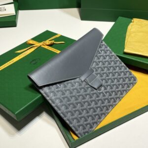 Replica Goyard Camond Pouch Grey - best quality luxury bag dupe