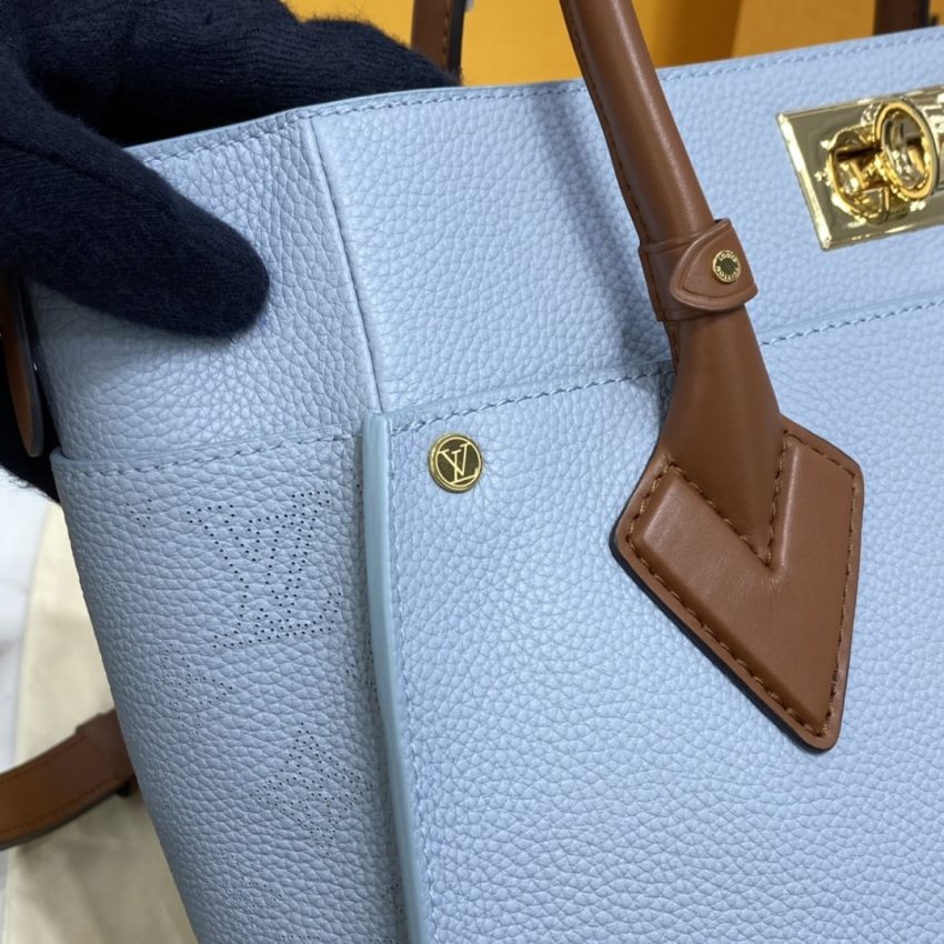 Replica Louis Vuitton On My Side Sky Blue - top-tier luxury replica shoulder bag