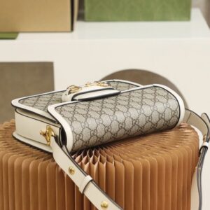 Replica Gucci Horsebit 1955 Classic Beige - top-tier luxury replica shoulder bag