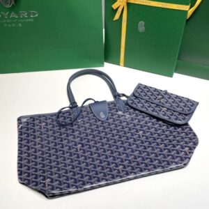 Replica Goyard Saint Louis Dark Blue - authentic-look luxury purse replica