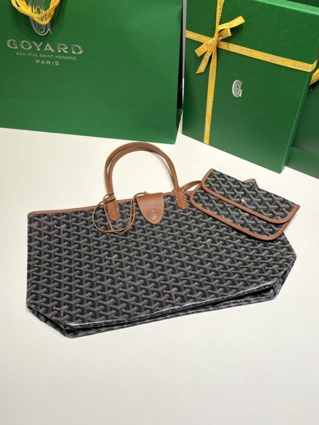 Replica Goyard Saint Louis Brown - best-selling designer handbag dupe