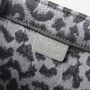 Replica Dior Tote Book Leopard Grey - high-quality designer bag clone