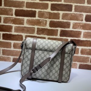 Replica Gucci GG Supreme Shoulder Bag Beige - authentic-look luxury purse replica