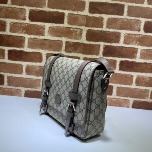 Replica Gucci GG Supreme Shoulder Bag Beige - high-quality designer bag clone