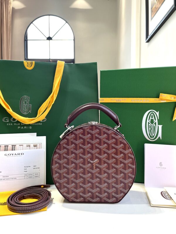 Replica Goyard Alto Box Bordeaux - authentic-look luxury purse replica