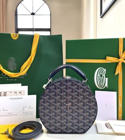 Replica Goyard Alto Box Dark Blue - realistic designer-inspired fake bag