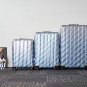 Replica Rimowa & Dior Suitcase Light Blue - elite superclone designer purse