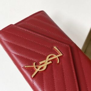 Replica Yves Saint Laurent Large Flap Wallet - high-end fake designer purse