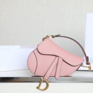 Replica Dior Saddle Bag Small Pink - realistic designer-inspired fake bag