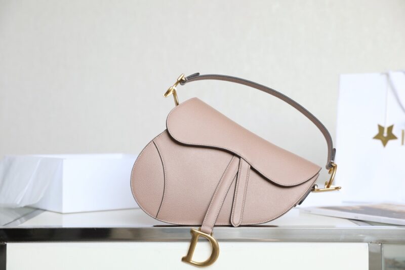 Replica Dior Saddle Bag Nude - high-accuracy replica luxury purse
