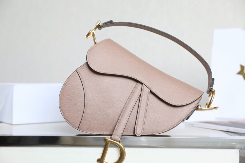 Replica Dior Saddle Bag Nude - top-tier luxury replica shoulder bag