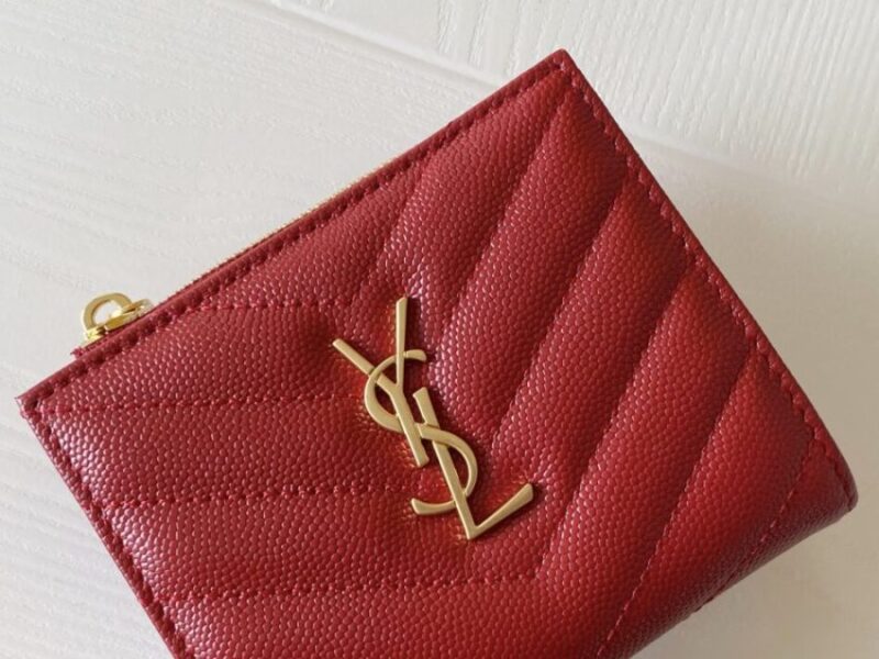 Replica Yves Saint Laurent Zipper Wallet - high-quality designer bag clone