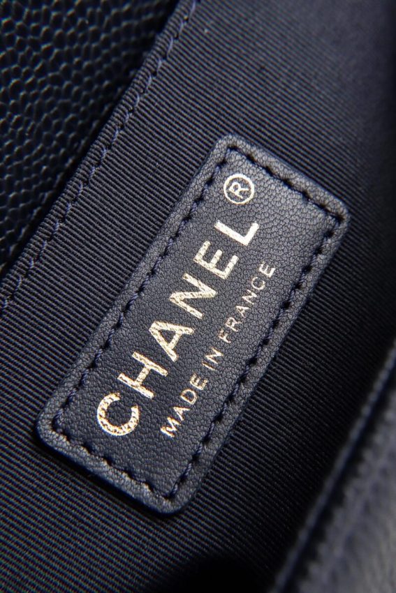 Replica CHANEL Le Boy Dark Blue - elite superclone designer purse