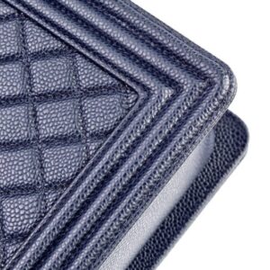 Replica CHANEL Le Boy Dark Blue - ultra-realistic fake designer tote