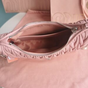 Replica Miu Miu Matelassé Pearl Pink - top-rated replica designer bag