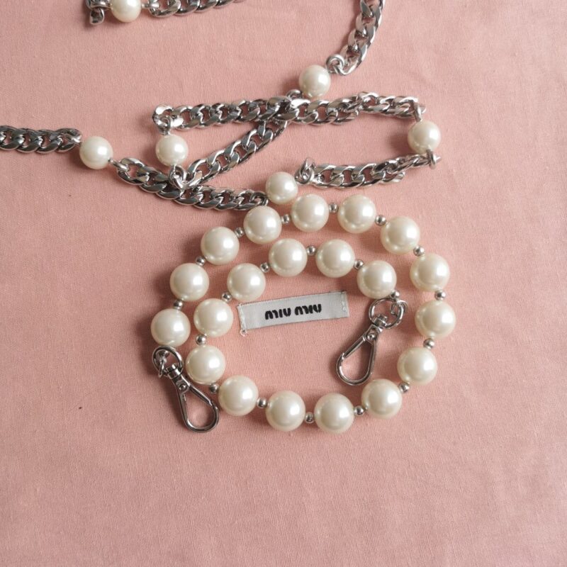 Replica Miu Miu Matelassé Pearl Blue - high-accuracy replica luxury purse