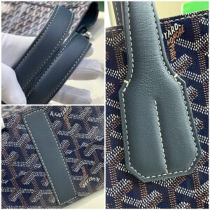 Replica Goyard Voltaire Dark Blue - top-tier luxury replica shoulder bag