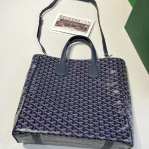 Replica Goyard Voltaire Dark Blue - near-authentic luxury replica handbag