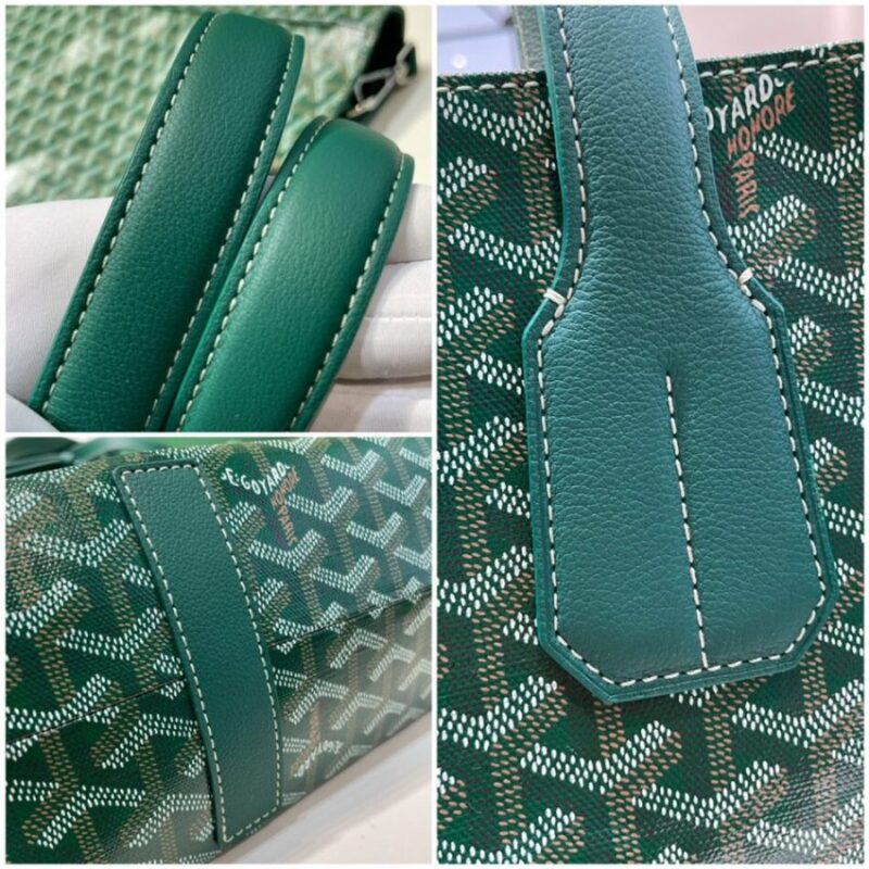 Replica Goyard Voltaire Dark Green - best quality luxury bag dupe