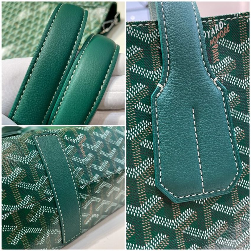 Replica Goyard Voltaire Dark Green - best quality luxury bag dupe