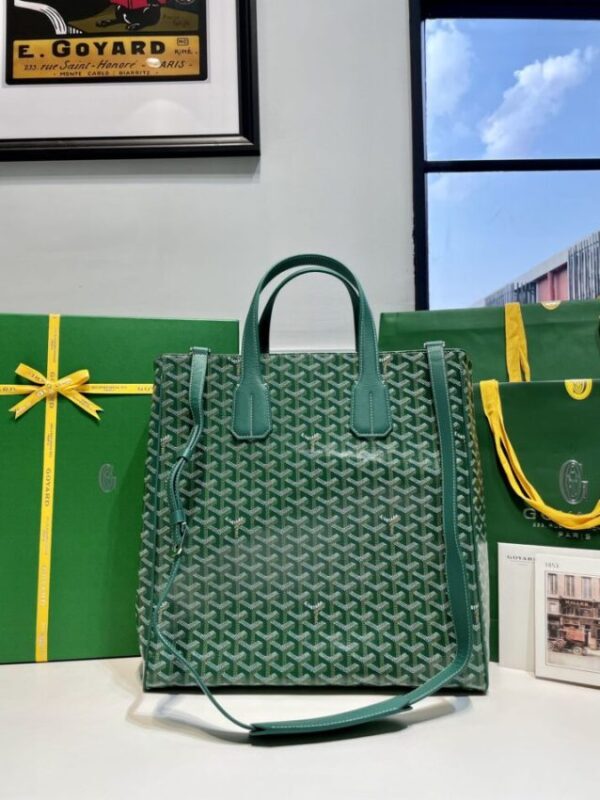 Replica Goyard Voltaire Dark Green - best quality luxury bag dupe