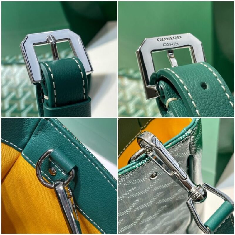 Replica Goyard Voltaire Dark Green - top-tier luxury replica shoulder bag