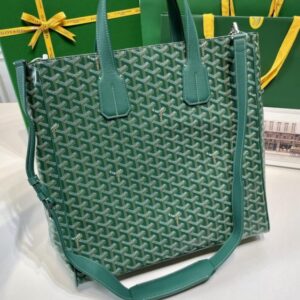 Replica Goyard Voltaire Dark Green - best quality luxury bag dupe