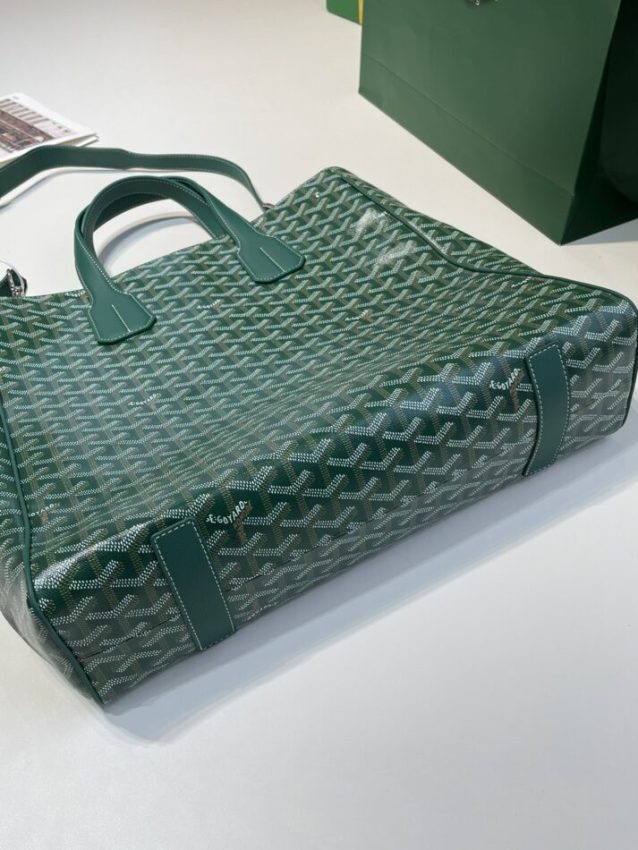 Replica Goyard Voltaire Dark Green - authentic-look luxury purse replica
