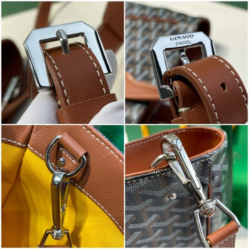 Replica Goyard Voltaire Dark Brown - best-selling designer handbag dupe