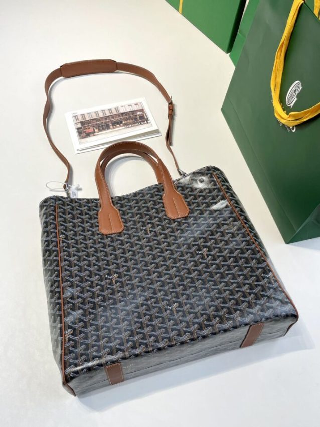 Replica Goyard Voltaire Dark Brown - best quality luxury bag dupe
