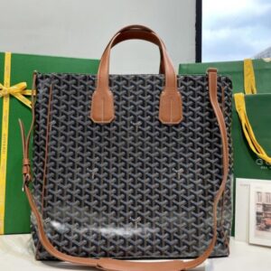 Replica Goyard Voltaire Dark Brown - high-accuracy replica luxury purse