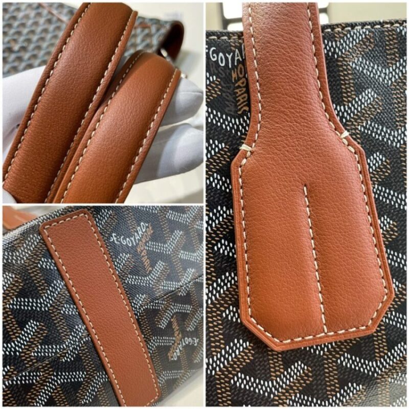 Replica Goyard Voltaire Dark Brown - premium-grade designer purse dupe