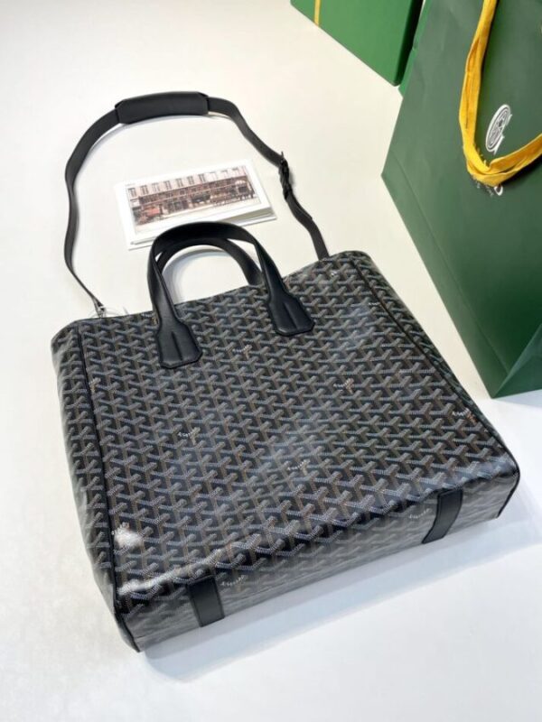 Replica Goyard Voltaire Dark Black - top-tier luxury replica shoulder bag