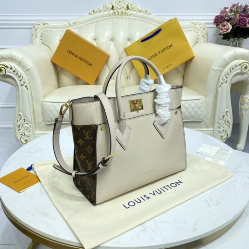 Replica Louis Vuitton On My Side White - top-rated replica designer bag