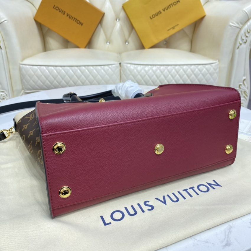 Replica Louis Vuitton On My Side Bordauxe - high-accuracy replica luxury purse
