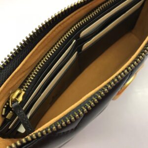 Replica Gucci Marmont Matelasse Wallet On Chain Black - best quality luxury bag dupe