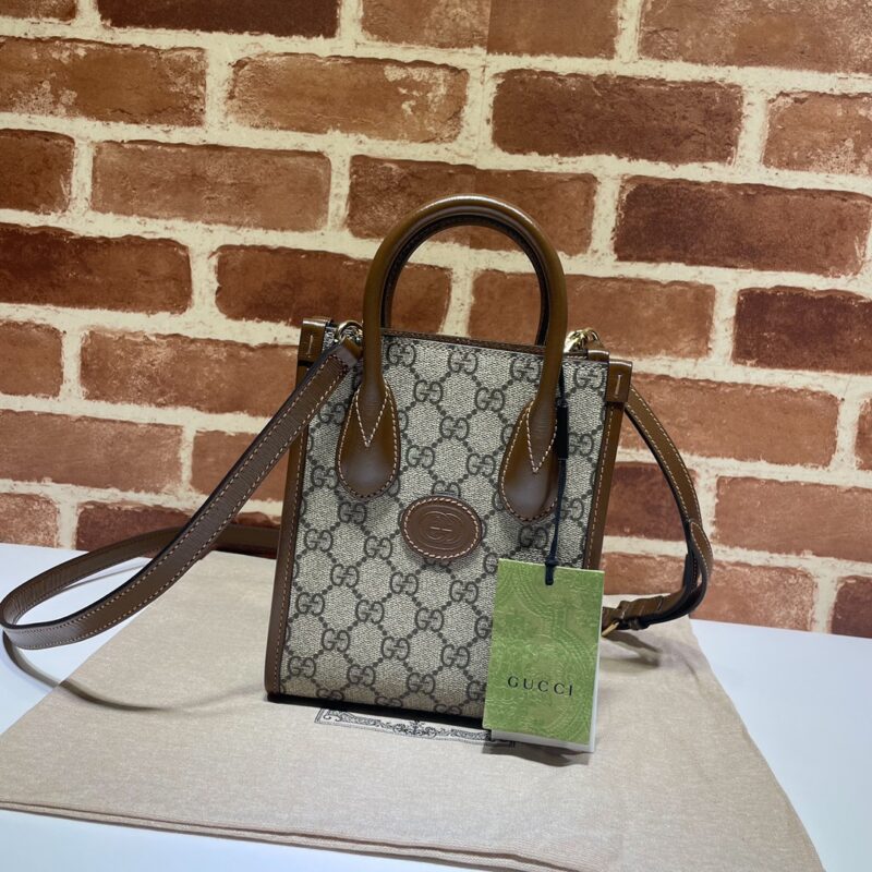 Replica Gucci Ophidia Mini Tote Bag Beige - ultra-realistic fake designer tote