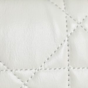 Replica Dior Caro Bag White Gunmetal - high-accuracy replica luxury purse